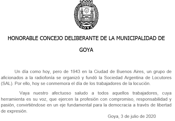 Concejales Goya 2020